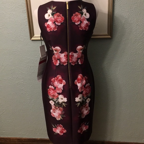 💐 NWT Calvin Klein Sheath Dress 💐 - Picture 5 of 7